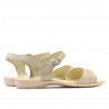 Women sandals 590 beige+caramel