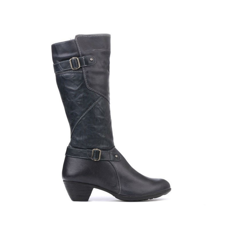 Women knee boots 3235 indigo