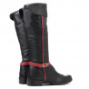 Women knee boots 3263 black+bordo