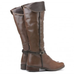 Women knee boots 3263 cappuccino