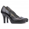 Women stylish, elegant shoes 1207 black combined