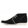 Teenagers boots 464 black velour+white