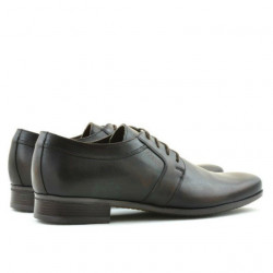 Men stylish, elegant shoes 743 a brown