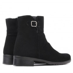 Women boots 3284 black velour