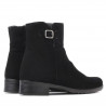 Women boots 3284 black velour