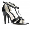 Women sandals 1239-1 patent black