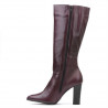 Women knee boots 1158-1 bordo