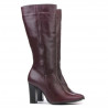 Women knee boots 1158-1 bordo