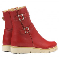 Women boots 3321 red