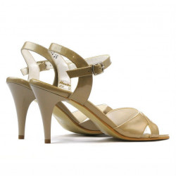 Women sandals 1240 patent beige
