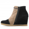 Women boots 1143 black antilopa+cappuccino
