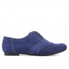 Women casual shoes 186 indigo velour
