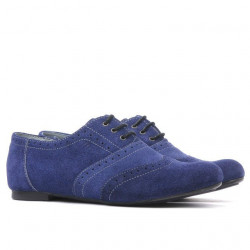 Women casual shoes 186 indigo velour