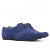 Women casual shoes 186 indigo velour