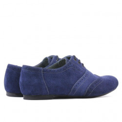Women casual shoes 186 indigo velour