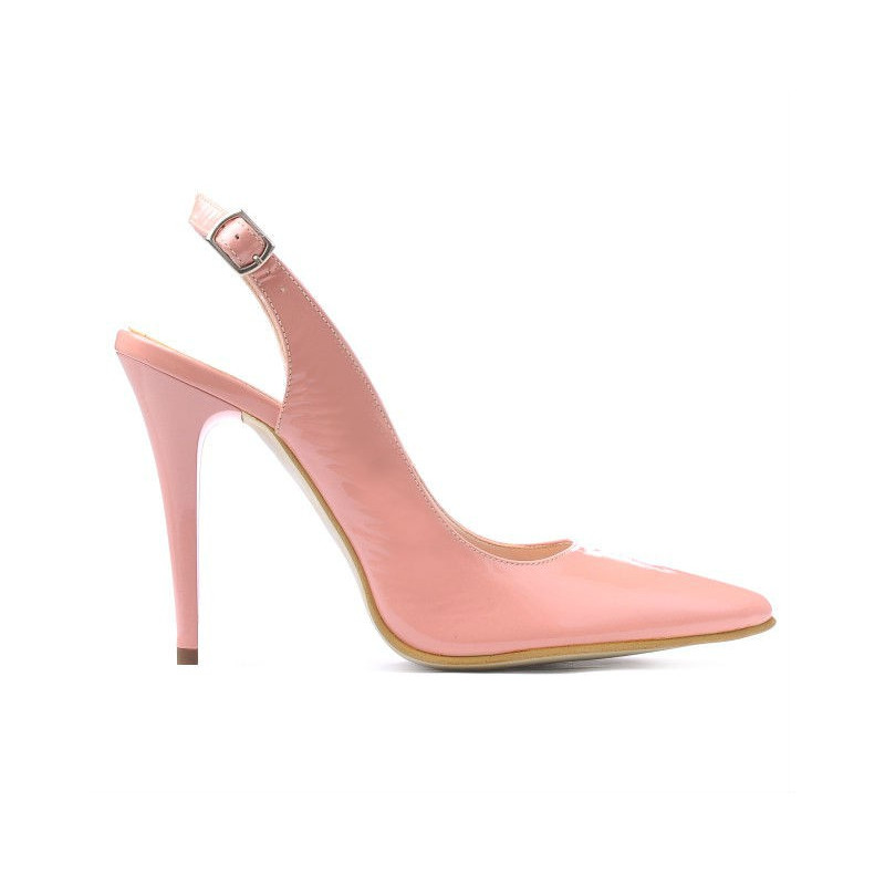 Women sandals 1235 patent pink