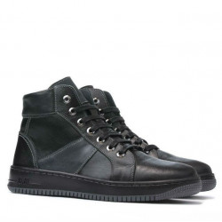 Men boots 4107 black+gray