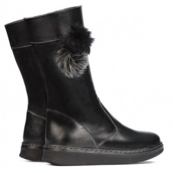 Children knee boots 3011 black