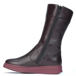 Children knee boots 3011 bordo