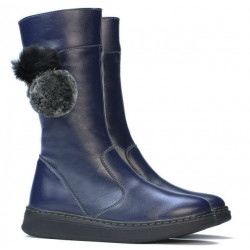 Children knee boots 3011 indigo