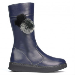 Children knee boots 3011 indigo