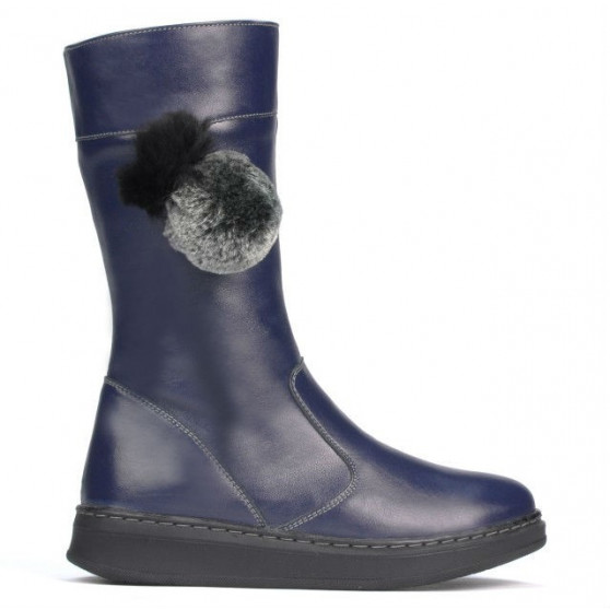 Children knee boots 3011 indigo