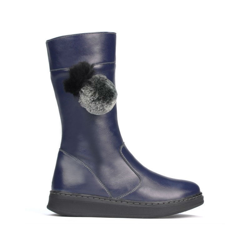 Children knee boots 3011 indigo