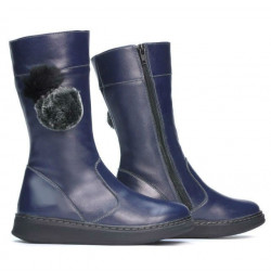 Children knee boots 3011 indigo