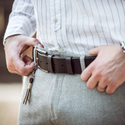 Men belt 21b biz black