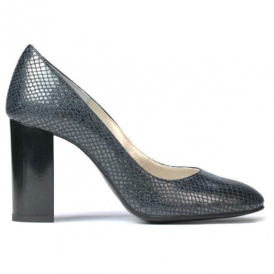 Women stylish, elegant shoes 1269 piton indigo