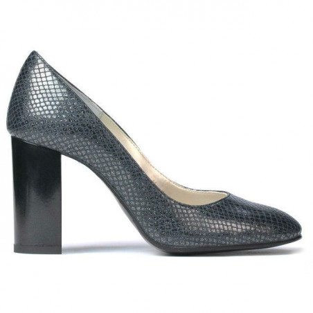 Women stylish, elegant shoes 1269 piton indigo