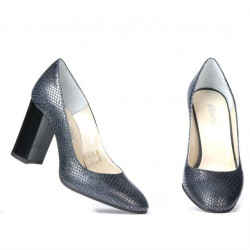 Women stylish, elegant shoes 1269 piton indigo