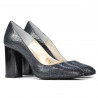 Women stylish, elegant shoes 1269 piton indigo