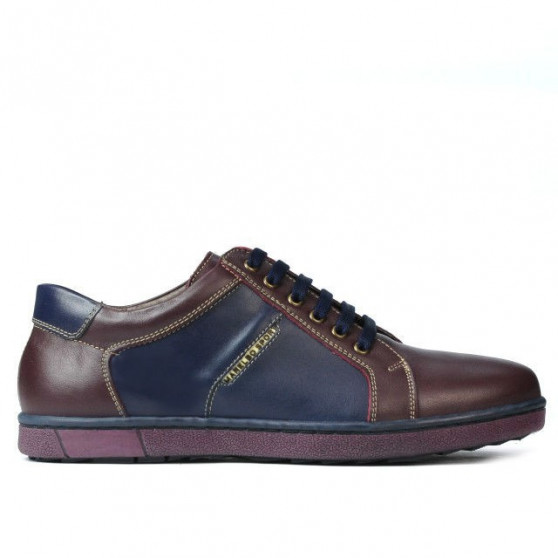 Men sport shoes 849 bordo+indigo