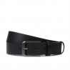 Men belt 15bp black perforat