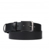 Men belt 15bp black perforat