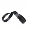 Men belt 15bp black perforat