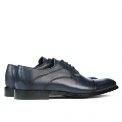 Men stylish, elegant shoes 879 a indigo