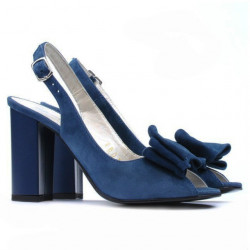 Women sandals 1256 turcoaz antilopa