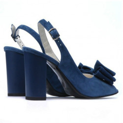 Women sandals 1256 turcoaz antilopa