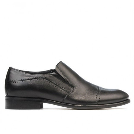 Men stylish, elegant shoes 877m black