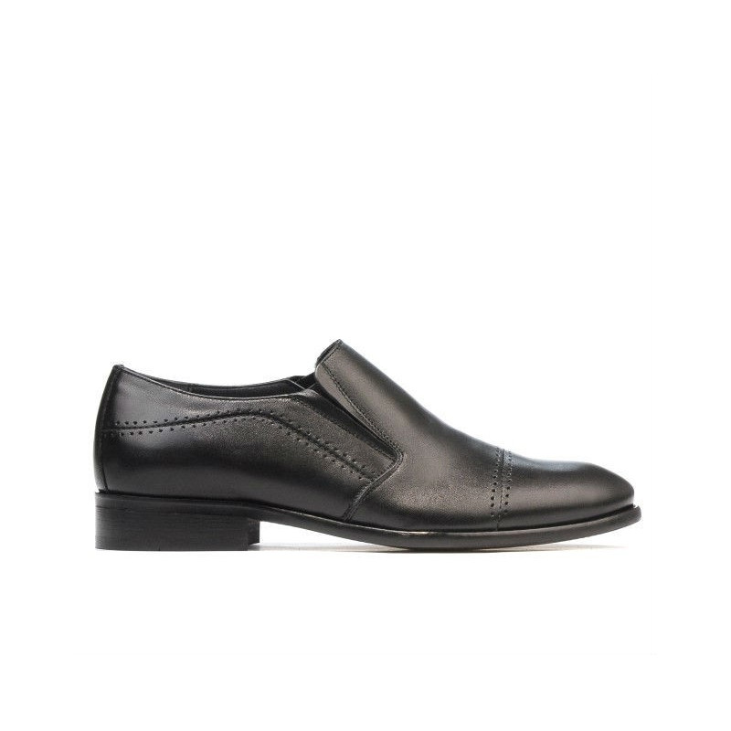 Men stylish, elegant shoes 877m black