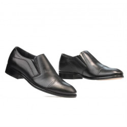 Men stylish, elegant shoes 877m black