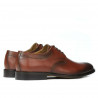 Men stylish, elegant shoes 839 a cognac