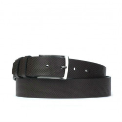 Men belt 25bp brown perforat
