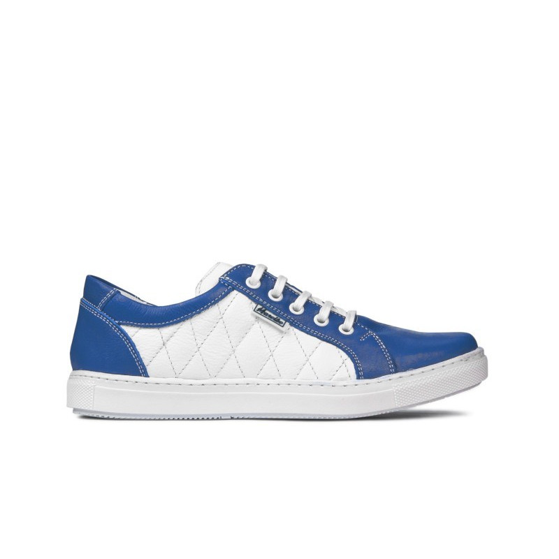 Women sport shoes 648 indigo+white
