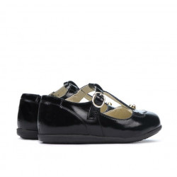 Small children shoes 63c patent black combined