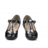 Small children shoes 63c patent black combined