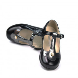 Small children shoes 63c patent black combined