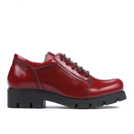 Children shoes 158 patent burgundy